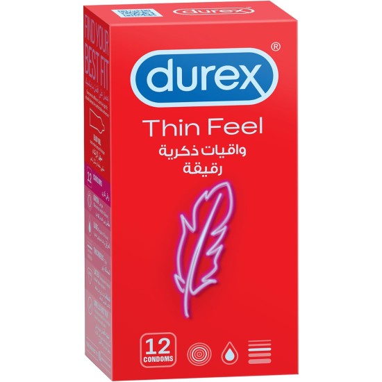 Durex Condoms Thin Feel 12 Pack