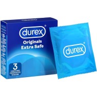 Durex Extra Safe Slightly Thicker Condoms - 3 Pack