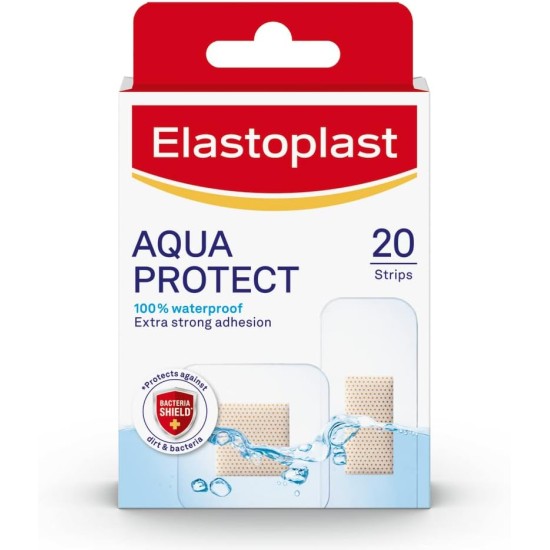 Elastoplast Aqua Protect 100% Waterproof 20 Plasters Elastoplast Aqua Protect 100% Waterproof 20 Plasters