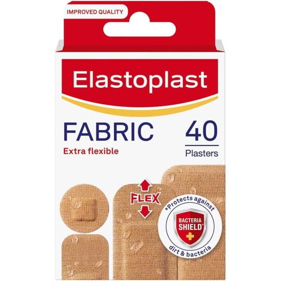 Elastoplast Fabric Extra Flexible 40 Plaster Strips