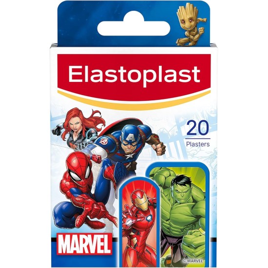 Elastoplast Kids Marvel 20 Plasters Elastoplast Kids Marvel 20 Plasters