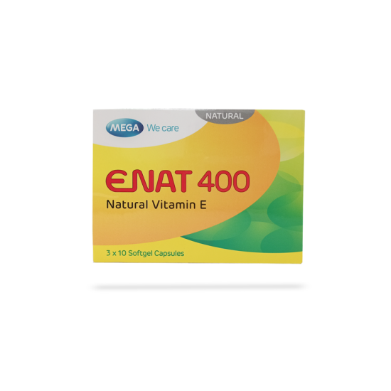 Enat 400 Natural Vitamin E 30 Softgel Capsules