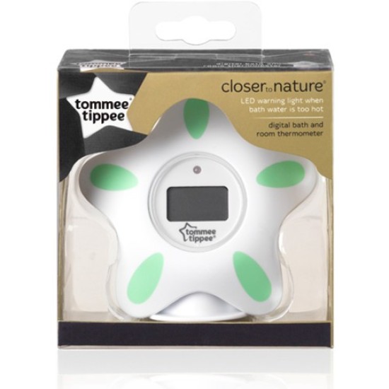Tommee Tippee Closer To Nature  Bath And Room Star Lcd Thermometer