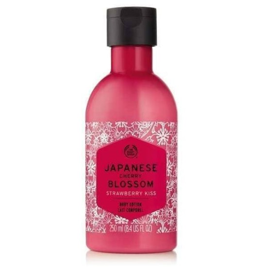 The Body Shop Japanese Cherry Blossom Strawberry Kiss Body Lotion 250ml