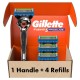 Gillette Fusion5 ProGlide Razor for Men 4 Blades