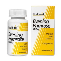 Health Aid Evening Primrose Oil 1000mg + Vitamin E 30 Capsules