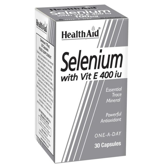 Health Aid Selenium 100ug With Vitamin E 400iu 30 Capsules