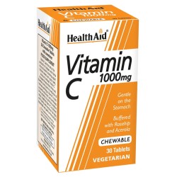 Health Aid Vitamin C 1000mg Chewable 60 Tablets Health Aid Vitamin C 1000mg Chewable 60 Tablets