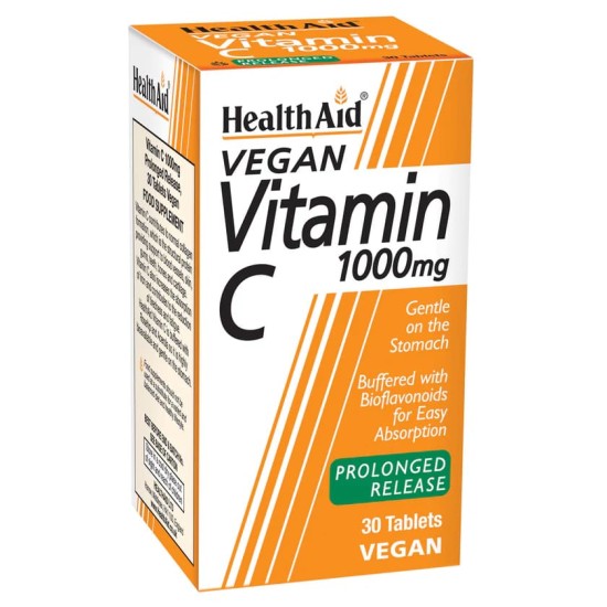 Health Aid Vitamin C 1000mg Prolonged Release 30 Tablets