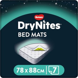 Huggies DryNites 78 x 88 cm Bed Mats 7 Bed Mats