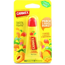Carmex Peach And Mango Burst Lip Balm Tube 10g