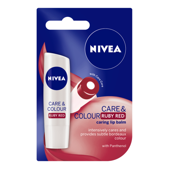 Nivea Care And Colour Ruby Red Lip Care 4.8g