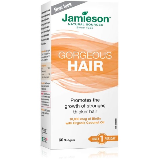 Jamieson Gorgeous Hair Gelcaps 60`S