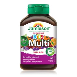 Jamieson Multi Vitamin and Mineral Supplement for Kids 60 Tablets Jamieson Multi Vitamin and Mineral Supplement for Kids 60 Tablets
