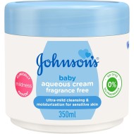 Johnson's Baby Aqueous Cream Fragrance Free 350g
