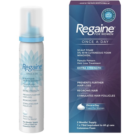 Regaine For Women Once a Day Scalp Foam 2 Month Supply