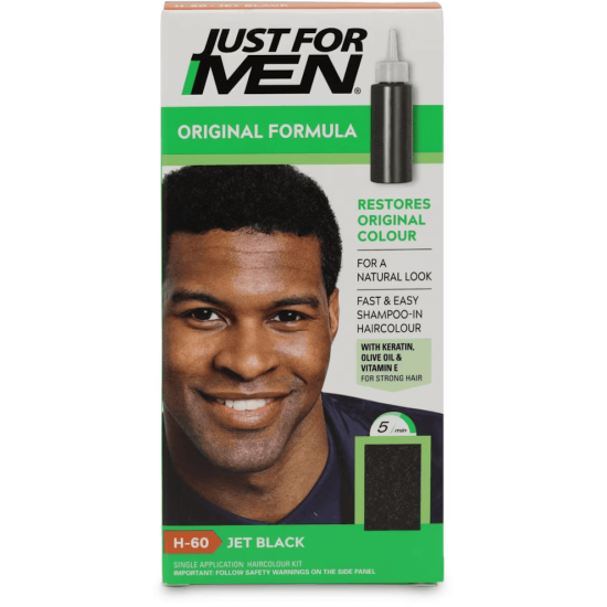 Just For Men H60 Jet Black Hair Color 60 ml Just For Men H60 Jet Black Hair Color 60 ml