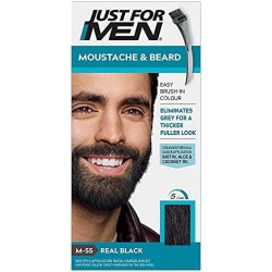 Just for Men Colour Gel Moustache & Beard M-55 Real Black