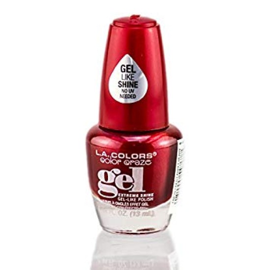 L.a. Colors Gel Shine Nail Polish Red Carpet Ready Cnp767