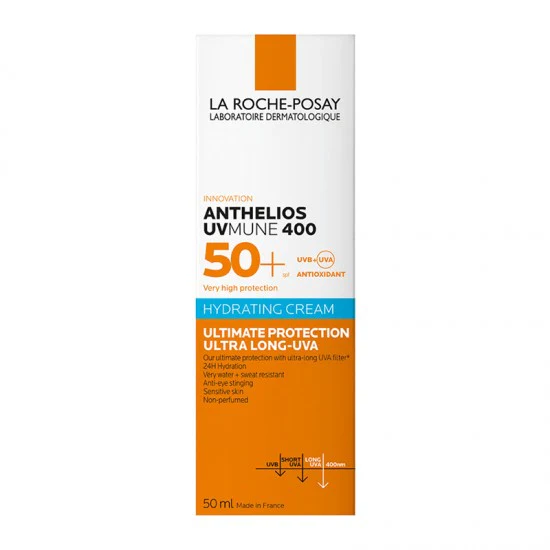 LA Roche Posay Anthelios Uvmune 400 Hydrating Cream SPF50+ FOR SENSITIVE SKIN 50ML