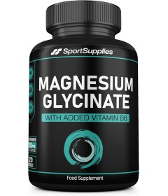 Magnesium Glycinate Supplements - 120 High Strength Capsules