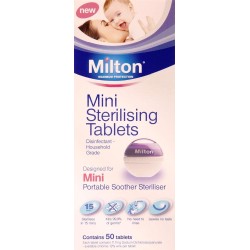 Milton Mini Sterilising Tablets 50 Tablets Milton Mini Sterilising Tablets 50 Tablets