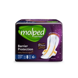 Molped Super Night Extra Long 6 pads