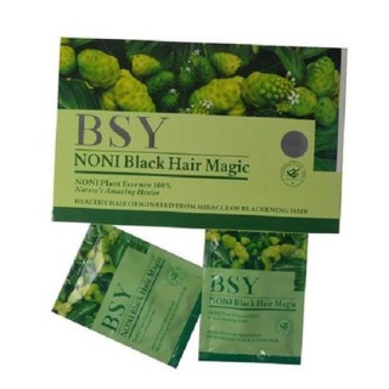 Bsy Noni Black Hair Dye 20ml 2 Satchets Bsy Noni Black Hair Dye 20ml 2 Satchets