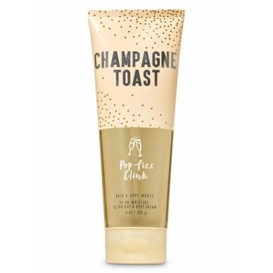 Bath And Body Works Champagne Toast 24 Hour Moisture Ultra Shea Body Cream 8 Oz
