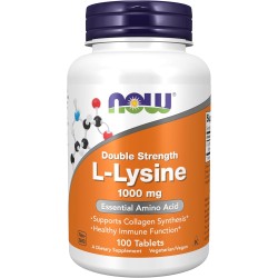 NOW Foods Supplements L-Lysine Hydrochloride 1000 mg