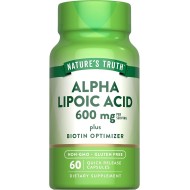 Nature's Truth Alpha Lipoic Acid 600mg 60 Capsules