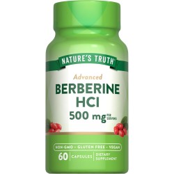 Nature's Truth Berberine HCl 500mg 60 Capsules