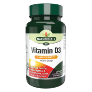 Natures Aid  Vitamin D3 1000iu 90 Tablets