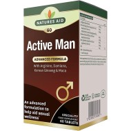 Natures Aid Active Man Tablets High Strength Supplement 60 Tablets