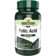 Natures Aid Folic Acid 400ug 90 Tablets