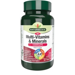 Natures Aid Complete Multi-vitamins And Minerals (vegetarian Antioxidant Formula) 90 Tablets