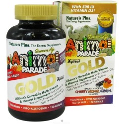 Natures Plus Animal Parade Gold Children Multi-vitamin 60 Tablets Natures Plus Animal Parade Gold Children Multi-vitamin 60 Tablets