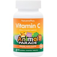 Natures Plus Animal Parade Vitamin C Orange, 250mg, 90 Chewable Tablets