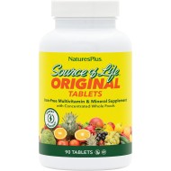 Natures Plus Source of Life No Iron Tablets 90 Tablets