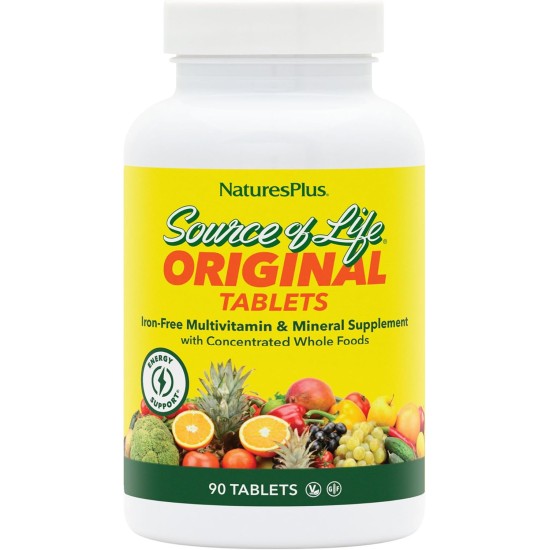 Natures Plus Source of Life No Iron Tablets 90 Tablets