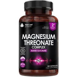 New Leaf Magnesium Threonate Complex 2550mg 180 Capsules