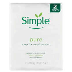 Simple Pure Soap 2 Bars 100g