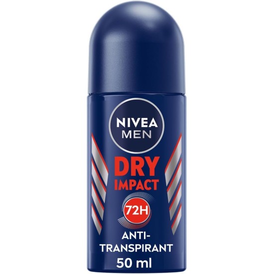 Nivea Men Dry Impact New Formula Antiperspirant Roll On 50ml Nivea Men Dry Impact New Formula Antiperspirant Roll On 50ml