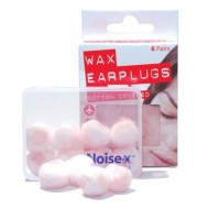 Noise-x Wax Earplugs 6 Pairs