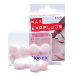 Noise-x Wax Earplugs 6 Pairs