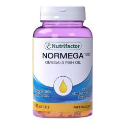 Nutrifactor Normega 1000 Omega-3 Fish Oil Softgels 30 Capsules Nutrifactor Normega 1000 Omega-3 Fish Oil Softgels 30 Capsules
