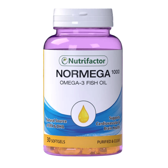 Nutrifactor Normega 1000 Omega-3 Fish Oil Softgels 30 Capsules