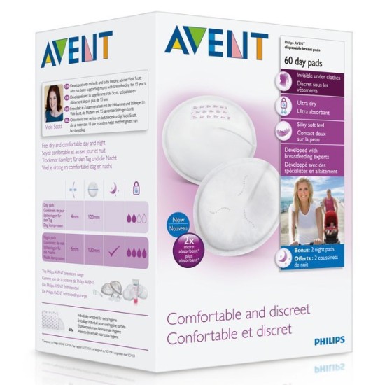 Avent Disposable Breast Pads 30 Day Pads