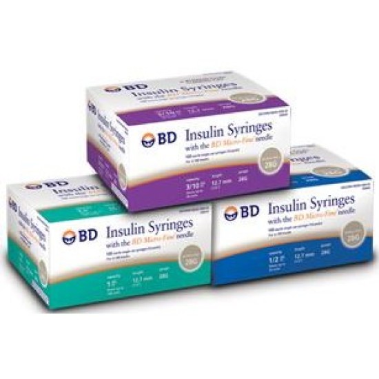 Bd Insulin Syringes 0.5ml