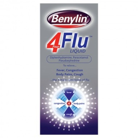 Benylin 4 Flu Syrup 200ml